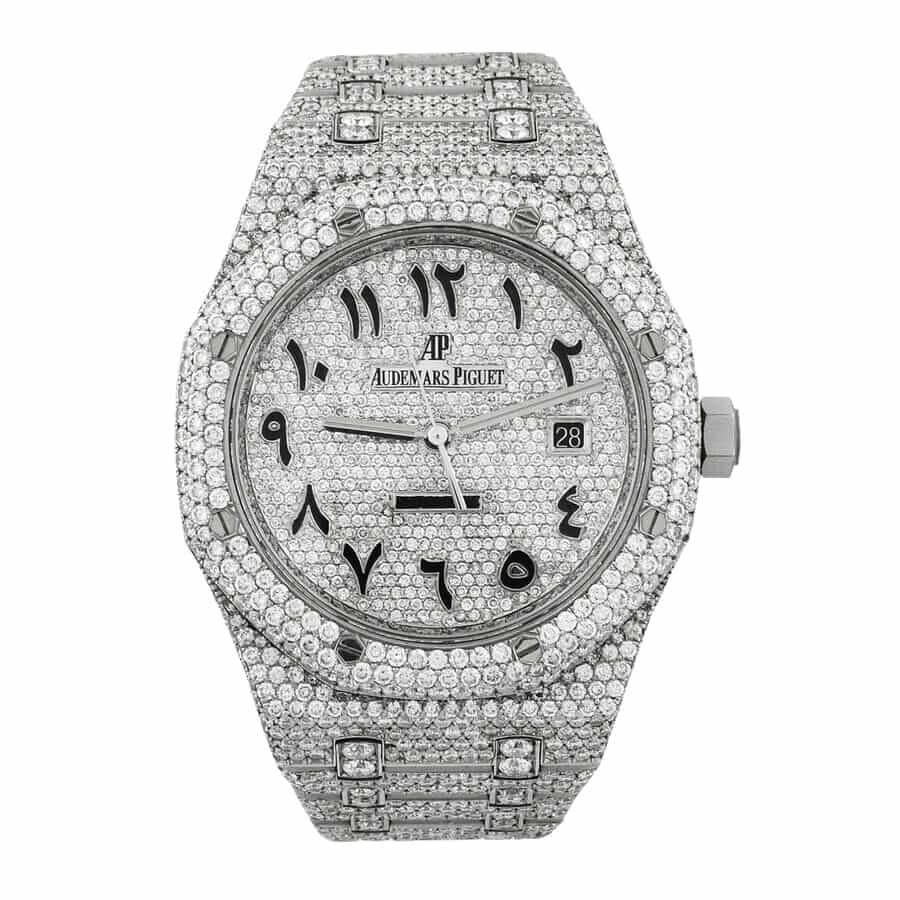 Audemars Piguet Royal Oak 15400ST.OO.1220ST.02 Iced Out