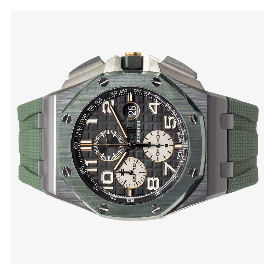 Audemars Piguet Royal Oak Offshore 26405CE.OO.A056CA.01 Green Dial High-End photograph 2