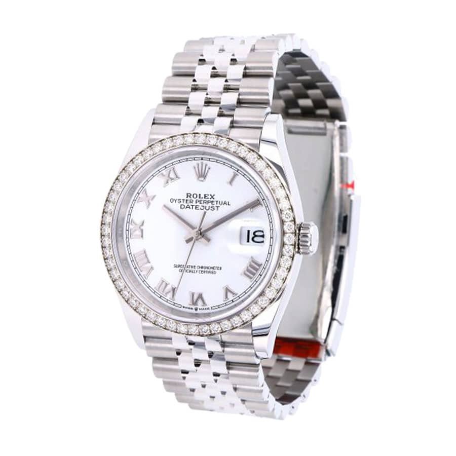 Rolex Datejust 126284RBR White Roman Dial photograph 2