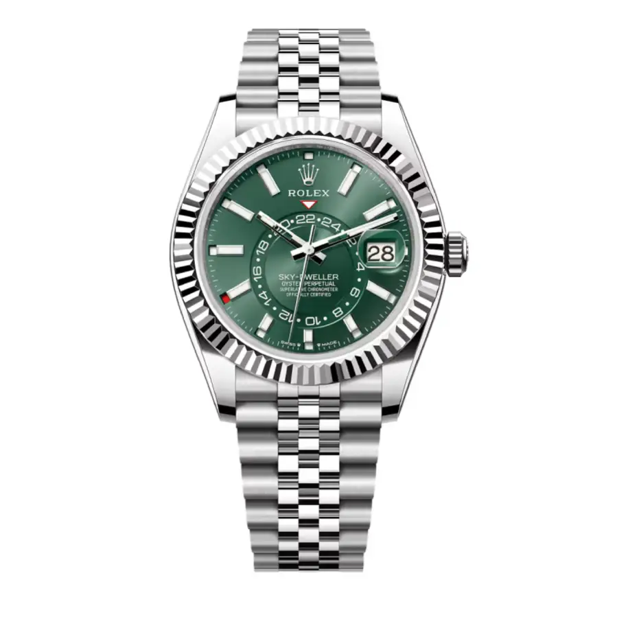 Rolex Sky-Dweller 336934 Steel, Green Jubilee