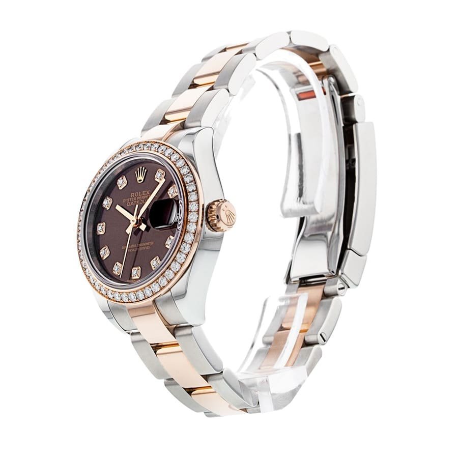 Rolex Lady-Datejust 279381RBR Everose Gold Diamond Bezel photograph 2