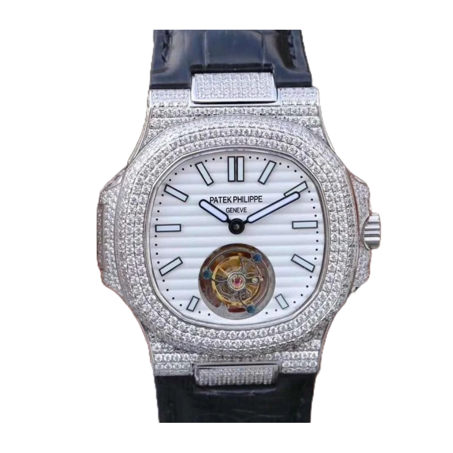 Patek Philippe Nautilus 5711 Tourbillon Jumbo White Dial Near Original