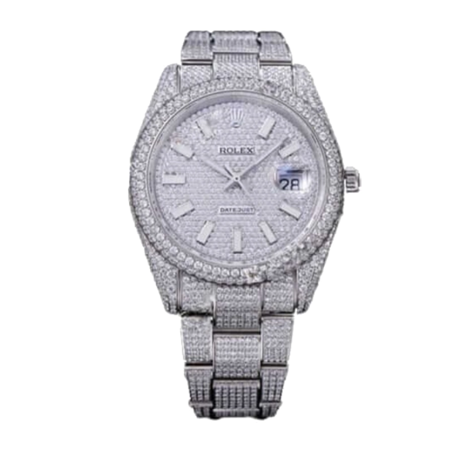 Rolex Datejust 116334 Iced Out Near Original