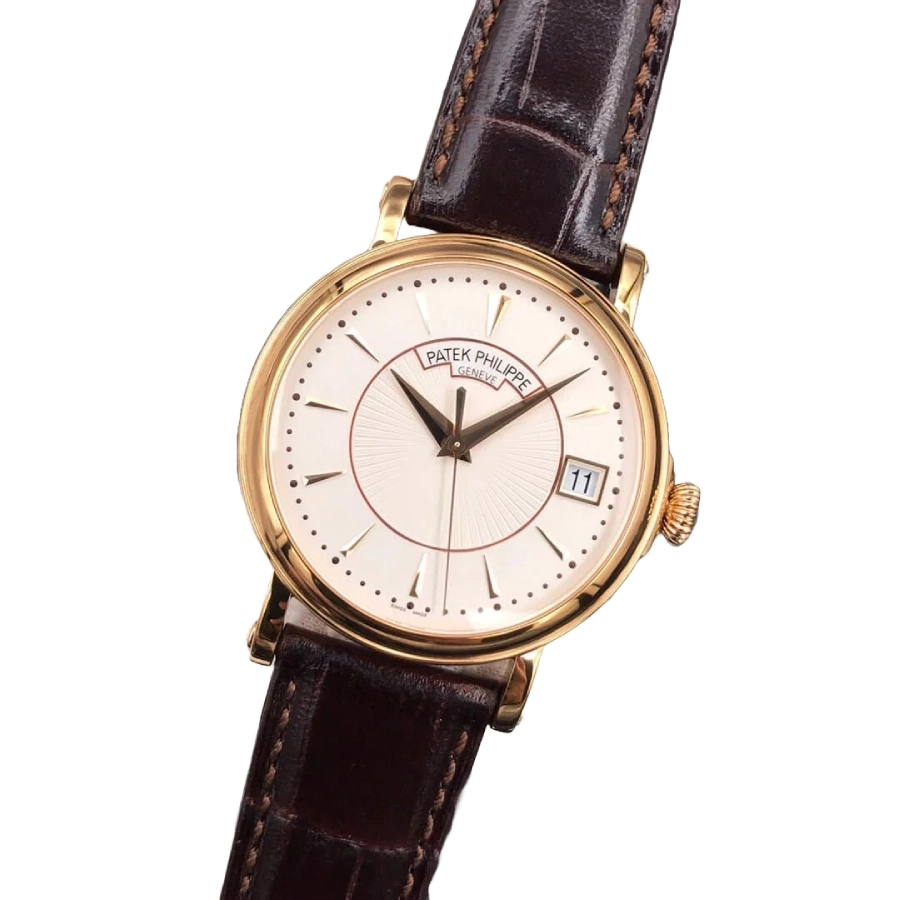 Patek Philippe Calatrava 5153J-001 Yellow Gold Officer’s Case photograph 2