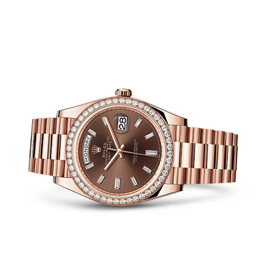 Rolex Day-Date 228345RBR Chocolate Dial photograph 2