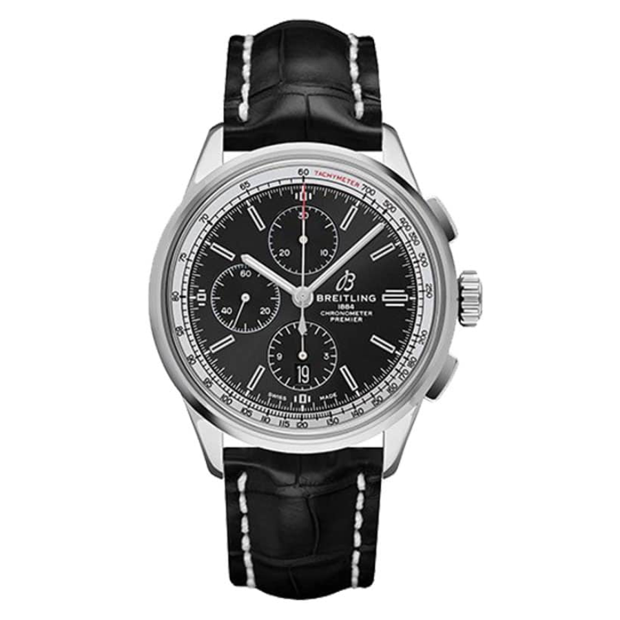 Breitling Premier Chronograph A13315351B1P2 Black Dial