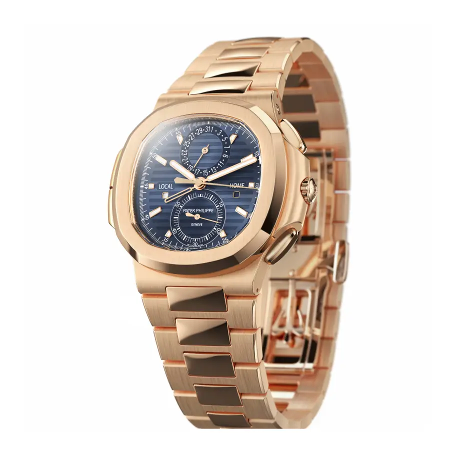 Patek Philippe Nautilus Travel Time Chronograph 5990/1R-001 photograph 2