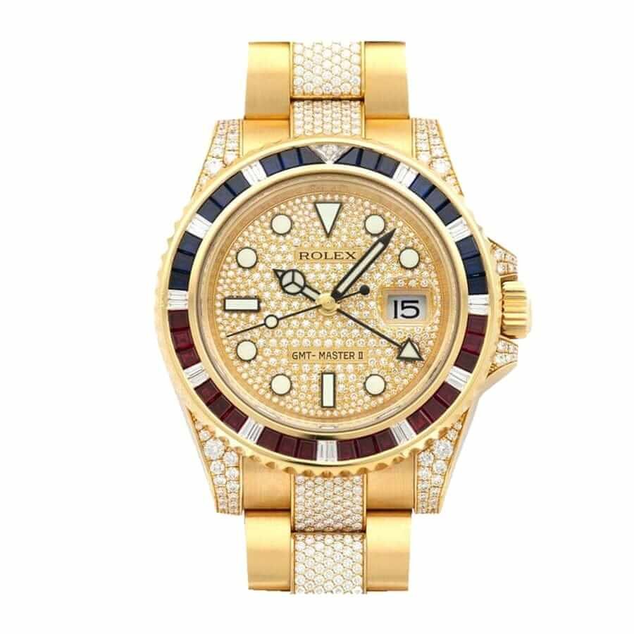 Rolex GMT-Master II 116758 SARU Iced Out