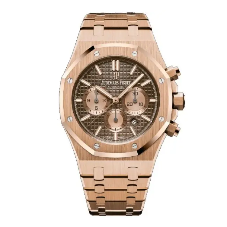 Audemars Piguet Royal Oak Chronograph 26331OR Rose Gold Brown Dial Master