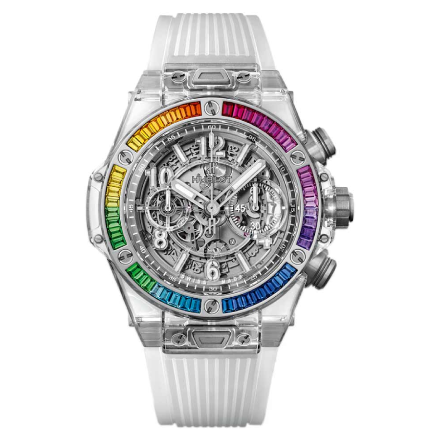 Hublot Big Bang Unico Rainbow Sapphire Case 411.JX.4803.RT.4099